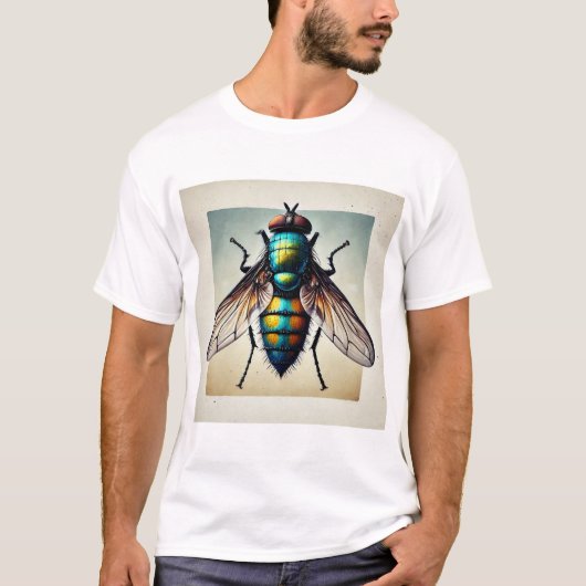 Horn Fly 180724IREF244 - Watercolor Tシャツ (正面)