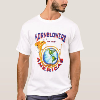 Hornblowerの教養があるロゴ Tシャツ