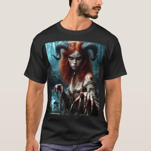 Horned Demoness image Tシャツ (正面)
