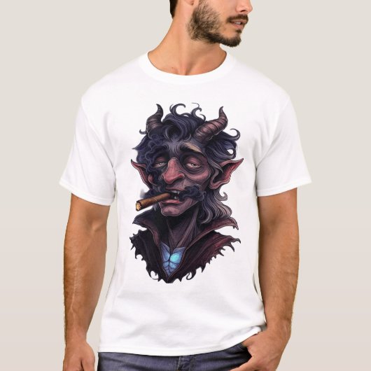Horned Mystical Ghoul Tシャツ (正面)