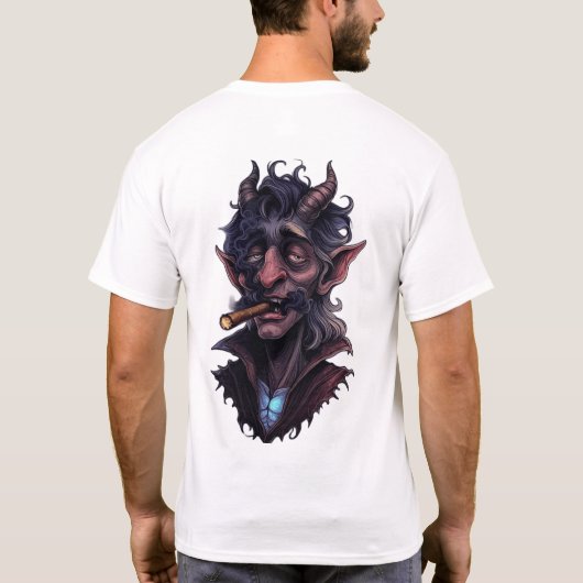 Horned Mystical Ghoul Tシャツ (裏面)