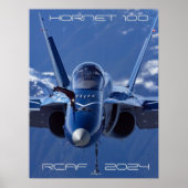 Hornet 100 CF18デモ2024 ポスター (正面)
