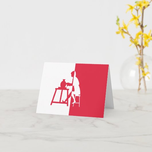 Horningsea flag カード (黄色い花)