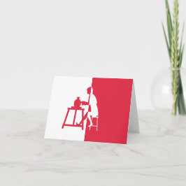 Horningsea flag カード