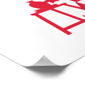 Horningsea flag ポスター (角)