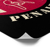 Horns Down Worth The Penalty Oklahoma Texas Red Ri ポスター (角)