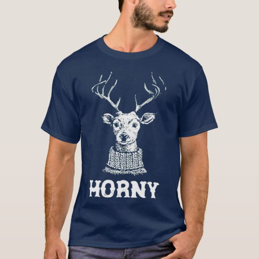 Horny Reindeer Tシャツ (正面)