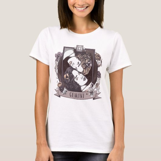 Horoscope - ふたご座 tシャツ (正面)
