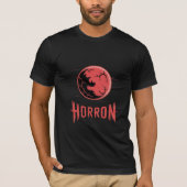 HORRON ブラッドムーン ロゴ Tシャツ (正面)
