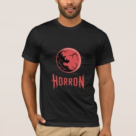 HORRON Blood Moon Logo  Tシャツ (正面)