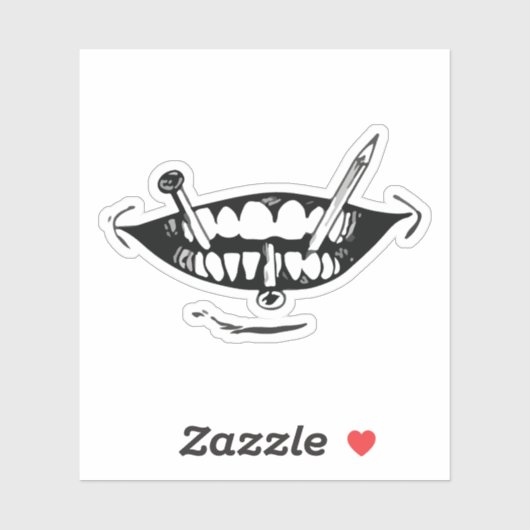 Horror anime art シール (シート)