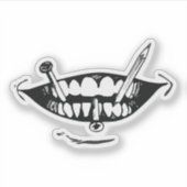 Horror anime art シール (正面)