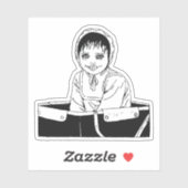 Horror anime art シール (シート)