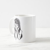 Horror anime girl コーヒーマグカップ (正面左)