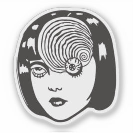 Horror anime girl  シール