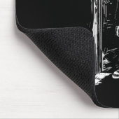 Horror Bunny Mask Man Rabbit Alt Goth Slasher Cree マウスパッド (コーナー)