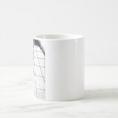 Horror cat anime art コーヒーマグカップ (中央)