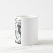 Horror cat anime art コーヒーマグカップ (中央)