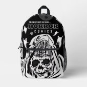 HORROR Comics Backpack プリントバックパック (正面)