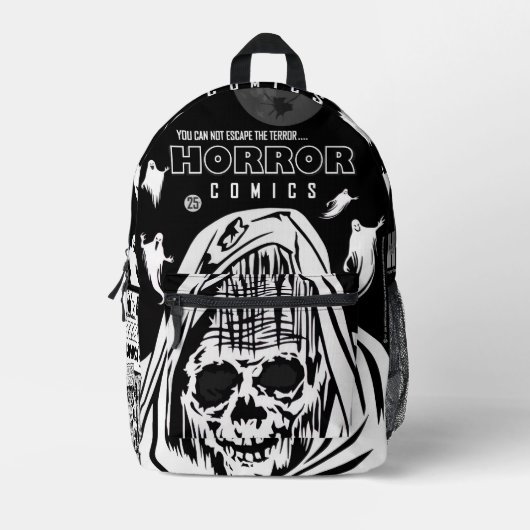 HORROR Comics Backpack プリントバックパック (正面)