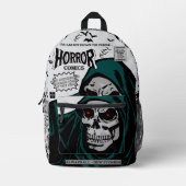 HORROR Comics Backpack プリントバックパック (正面)