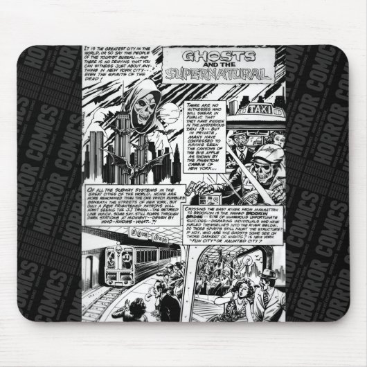 HORROR Comics Mousepad マウスパッド (正面)