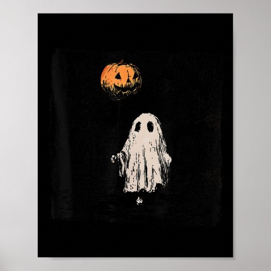 Horror Ghost Halloween Horror Fall Spooky Season V ポスター (正面)