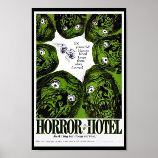 HORROR HOTEL ポスター (正面)
