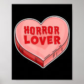 Horror Lover Candy Heart Valentines Day Halloween  ポスター (正面)