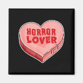 Horror Lover Candy Heart Valentines Day Halloween  マグネット (正面)