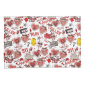 Horror Movie Blood Splatter Pillowcases 枕カバー (正面右)