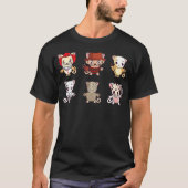 Horror Movie Characters Cat Tシャツ (正面)