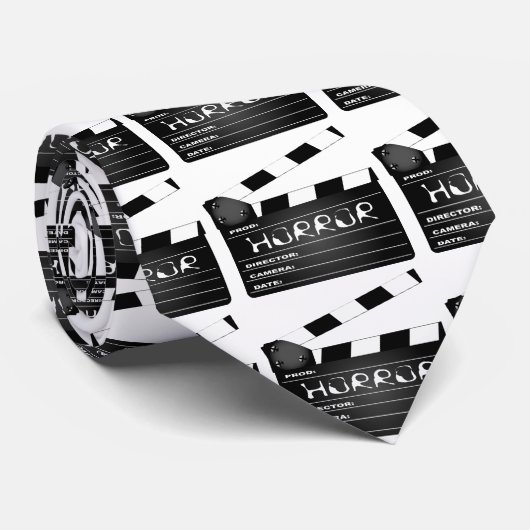 Horror Movie Clapperboard ネクタイ (ロール)