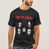 Horror Movie Legends Masks Tシャツ (正面)