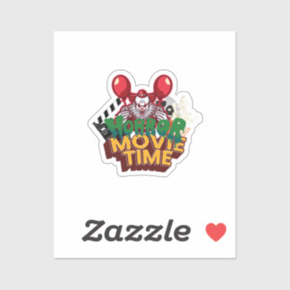 Horror Movie Time Clown Sticker シール
