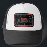 Horror Movies - Video Cassette Red Black キャップ<br><div class="desc">Remember the old days of Video? yeah so do i! Hand Illustrated Design.</div>