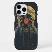 Horror Music Design for Halloween, DJs, Vinyl Fans iPhoneケース (裏面)