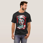 Horror Nurse Nightmare Scary Terrifying Halloween Tシャツ (正面フル)