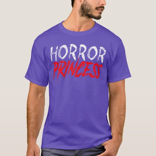 Horror Princess Funny Halloween Scary Movies Girls Tシャツ (正面)