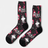 Horror Theme Crew Socks ソックス (左)