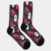 Horror Theme Crew Socks ソックス (右)