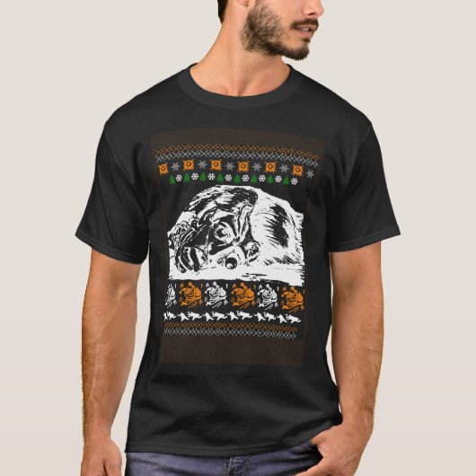 Horror Ugly Christmas Tea Christmas  Xmas Tシャツ (正面)