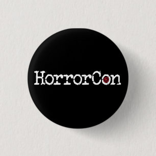 HorrorConのロゴ 缶バッジ