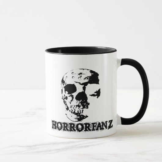 Horrorfanzのロゴのマグ マグカップ (右)