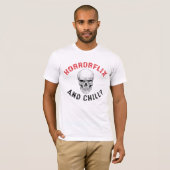 Horrorflix and Chill | ハロウィン Tシャツ (正面フル)