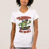 Horrors Persist Frog Skateboard Existential Humor Tシャツ (正面)