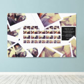 Hors-ポートレートセルフポートレートキャンバス キャンバスプリント (インサイチュ (ウッドフロア))