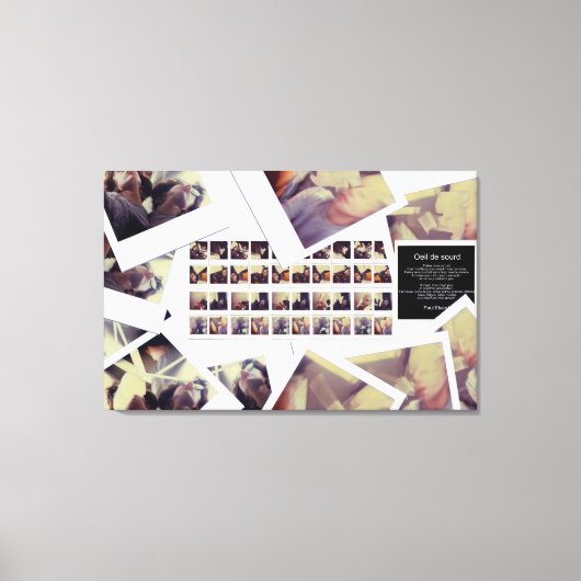 Hors-ポートレートセルフポートレートキャンバス キャンバスプリント (正面)