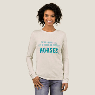 HORSEについて話し合う用意がある トライブレンドTシャツ