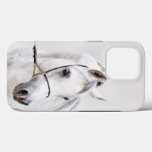 horseコレクション。アラビアの白いincipio iPhoneカス Case-Mate iPhoneケース (裏面 (横))